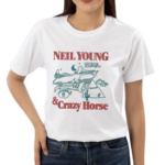 70s Vintage Neil Young And Crazy Horse Shirt