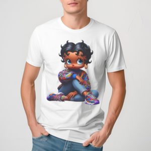 Black Betty Boop Women Shirt