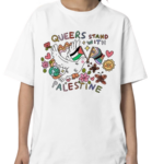 We Are Print Social Store Queers Stand With Palestine Shirt