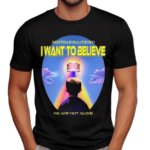 Kriss Rybalchenko I Want To Believe We Are Not Alone Sky Drum 2 0 Shirt