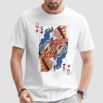 Women’s Rainbow Love Lesbian Playing Cards Art Shirt