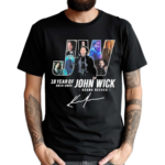 Keanu Reeves 10 Years Of John Wick 2014-2024 Shirt