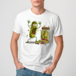 Cucumber Art Print Casual Shirt