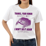 Tokyo Tiger I Won’t Do It Again Frog Washed Shirt