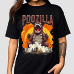 Poozilla Explosive Monstrous Diarrhea Poop Meme 2024 Shirt