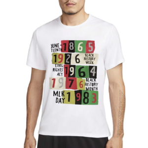 Juneteenth Black History Week Cilvil Rights Act Black History Month MLK Day Shirt