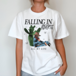 Firofficial Falling In Reverse All My Life Cactus Tee Shirt