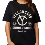 Yellowcard Summer Gods Tour 2024 Shirt