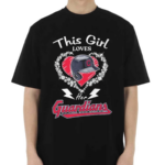 This Girl Loves Her Indiana Guardians Diamond Heart Hat Shirt