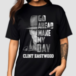 Clint Eastwood Go Ahead Make My Day Signatures Shirt