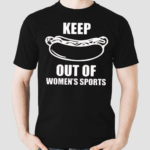 Keep Hot Dog Out Of Womens Sports Shirt