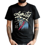 The Amity Affliction Surfing Let The Ocean Take Me Skeleton Shirt