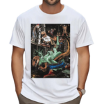 Statue Of Liberty Vs Dinosaur Meme Shirt