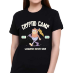 Cryptid Camp Sasquatch Nature Walk Est 1986 Shirt