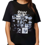 Styx World Clothing Styx 5 Decades Of Hits Shirt