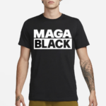 Maga Black Text Shirt