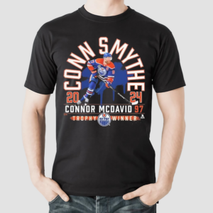 Connor McDavid Edmonton Oilers 2024 Conn Smythe Trophy Winner Shirt