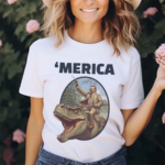 Teddy Roosevelt Allosaurus TR Merica Shirt