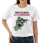 Matt Maddock Wearing How To Spot A Communist Shirt