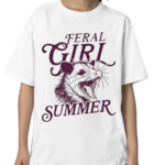 Feral Girl Summer Opossum Shirt