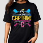 Lake County Captains Guardians Affiliate Shirt