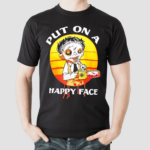 Leatherface Put On A Happy Face Horror Shirt