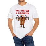 Hotdog What The F Is A Kilometer Usa Flag Shirt