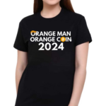 Orange Man Orange Coin Bitcoin Shirt