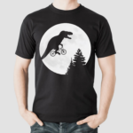 Dinosaur T Rex Moon Silhouettes Shirt