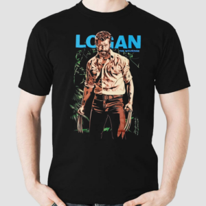 Logan X Men Wolverine Black Timber High Quality Silk Screen Shirt