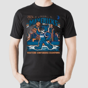 2024 Dallas Mavericks Mascot Abbey Road Western Conference Champions shirt