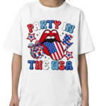 Fourth Of July Party In The USA Disco Ball Shirt