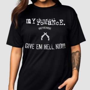Mychemicalromance Store Give Em Hell Kid Shirt