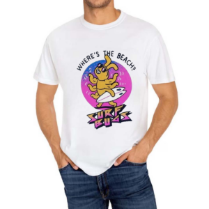 First Cat In Space Surf Bugs Beach Shirt