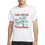 70s Vintage Neil Young And Crazy Horse Shirt