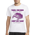 Tokyo Tiger I Won’t Do It Again Frog Washed 2024 Shirt