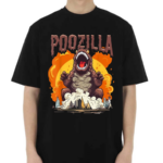 Poozilla Explosive Monstrous Diarrhea Poop Meme Shirt