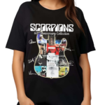 Scorpions 60th Anniversary Collection Best Albums Rock Fan Signatures Shirt