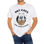 Pet Cats And Chase Storms Funny Shirt