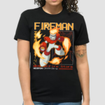 Capcom Fireman Large Print Shirt