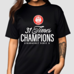 31 Times Champions Lega Basket Serie A Back To Back Olimpia Milano 2023 2024 Shirt