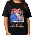 Cheech And Chong 53rd Anniversary 1971 2024 Thank You For The Memories Signature Shirt