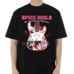 Spice Girls 30th Anniversary Collection Fan Guitar Signatures Shirt