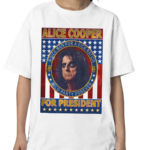 Vintage Alice Cooper For President Shirt