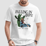 Firofficial Falling In Reverse All My Life Cactus Tee Shirt