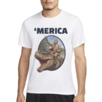 Teddy Roosevelt Allosaurus TR Merica Shirt