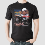 Dale Earnhardt Checkered Flag Sports Black 1995 Goodwrench Brickyard 400 Winner Shirt