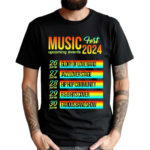 Modern And Minimal Upcoming Events Music Template 2024 Shirt