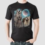 Anarchy 3 Racoon Moon Howling Raccoon Head Funny Essential TShirt