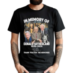 Mash In Memory Of Donald Sutherland 1935 2024 Thank You For The Memories Shirt